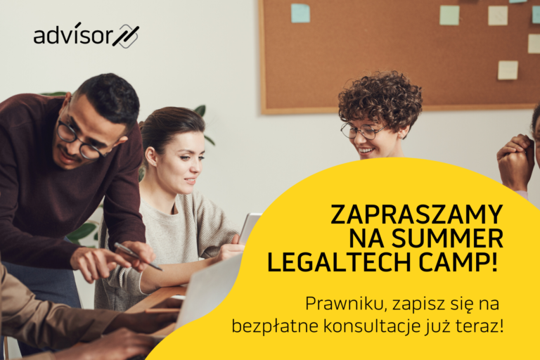 Summer Legaltech Camp – okazja do darmowych konsultacji dla prawników i kancelarii