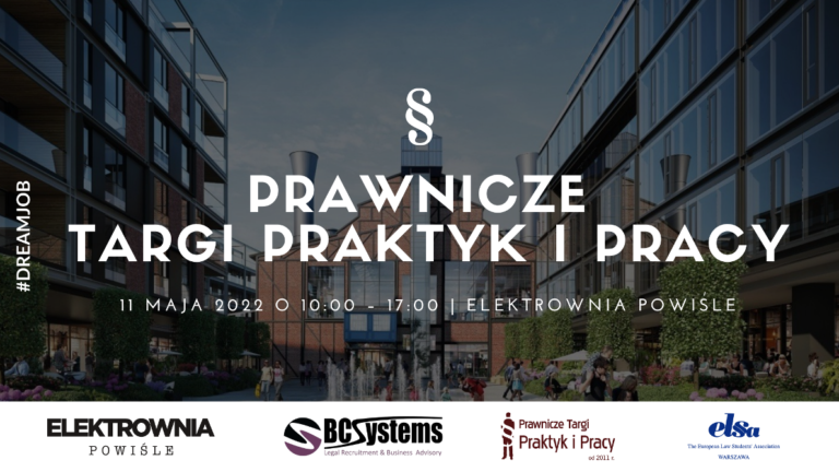 Już w środę Prawnicze Targi Praktyk i Pracy